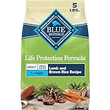 Blue Buffalo Life Protection Formula Lamb & Brown Rice Small Breed Adult Dry Dog Food, Supports Immunity with Antioxidant-Rich LifeSource Bits, Promotes Healthy Muscles, Skin & Coat Health, 5 lbs.