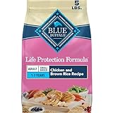 Blue Buffalo Life Protection Formula Chicken & Brown Rice Small Breed Adult Dry Dog Food, Supports Immunity with Antioxidant-Rich LifeSource Bits, Promotes Healthy Muscles, Skin & Coat Health, 5 lbs.