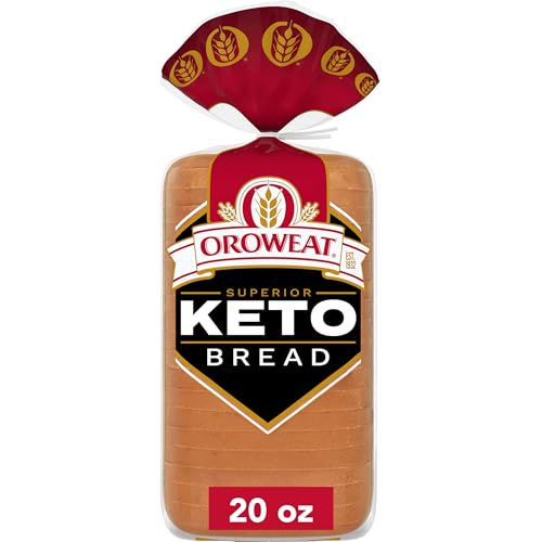 Oroweat Superior Keto Bread, Plain White Bread, 20 oz Bag