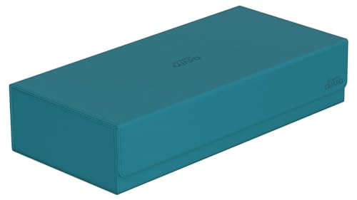 Ultimate Guard Superhive 550+, Deck Case for 550 Double-Sleeved TCG Cards, Petrol, Compatible with Boulders, Magnetic Closure & Microfiber Inner Lining