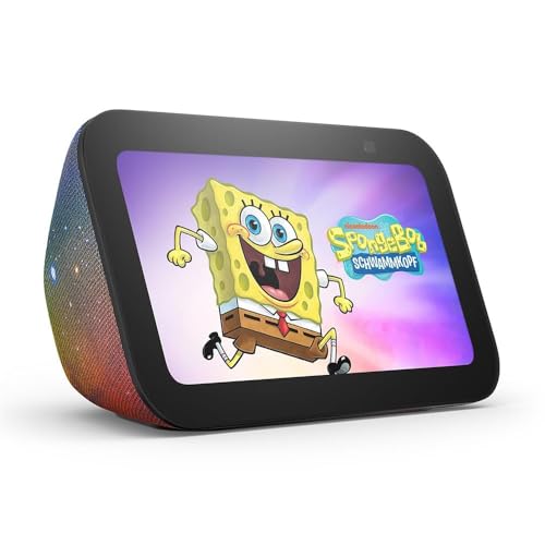 ⚡ BLITZDEAL (-53%) Echo Show 5 Kids (Neueste Generation) | Smart Display | 1 Jahr Amazon Kids+ Inhalte inklusive | Weltraum-Design, mit Alexa+ Early Access