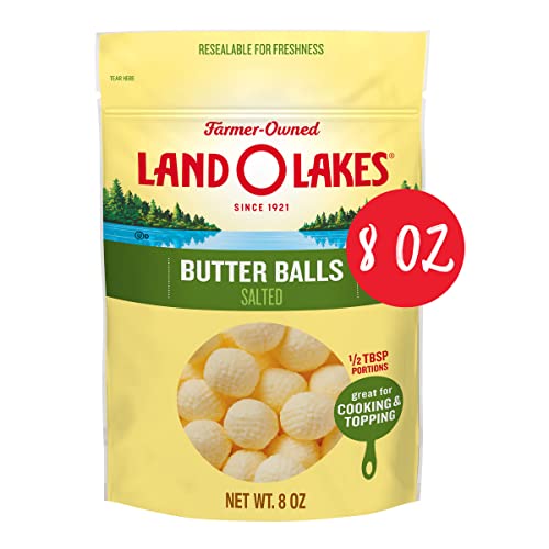 Land O Lakes Salted Butter Balls, pre-measured Butter Ball, 8 oz Pack