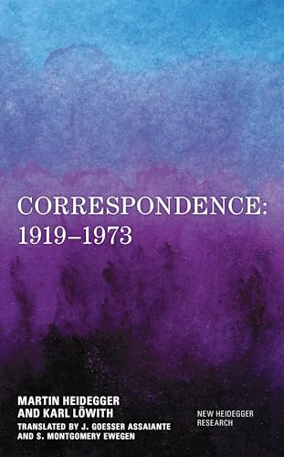 Briefwechsel 1919-1973 (By: Martin Heidegger,Karl Löwith,Alfred Denker) cover