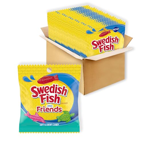 Swedish Fish And Friends Soft And Chewy Gummy Candy Bulk Candy 12 359