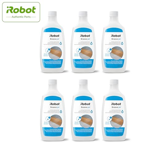 iRobot Authentic Replacement Parts-Hard Floor Cleaner Concentrate Compatible with Roomba 100, 200, 400, 500 Combo series, Combo i5, i5+, j5, j5+, j7+, j9+, 10 Max, Essential & Braava 240, m6 (6 Pack)