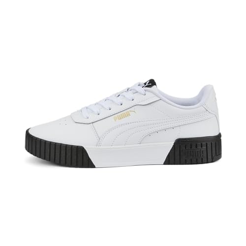 (-49%) PUMA Damen Carina 2.0 Turnschuhe, Puma White Puma White Puma Team Gold Puma Black, 40.5 EU