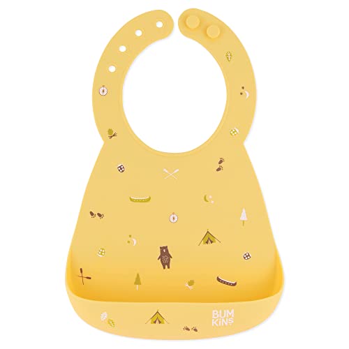 Bumkins silicone pocket bib for baby and toddler