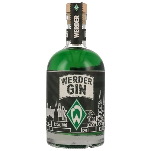 (-15%) Werder Gin | Der Erste SV Werder Bremen Gin | Fruchtig & Exotisch | Craft Gin | 500ml | 42,1% vol