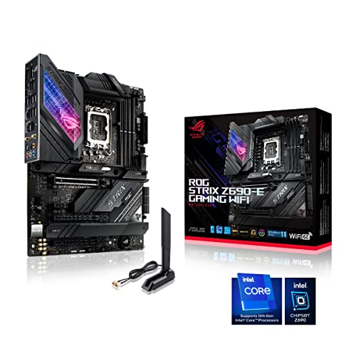 ASUS ROG Strix Z690-E Gaming Motherboard with WiFi 6E and 2.5 Gb Ethernet for