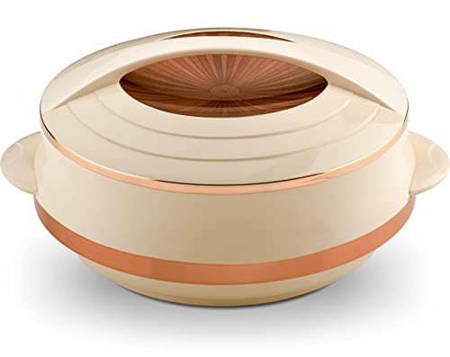 Asian Olympic Inner Steel Casserole, 1600 ml, Rose Gold |PU Insulated| BPA Free | Odour Proof| Food Grade | Easy to Carry | Easy to Store | Ideal for 