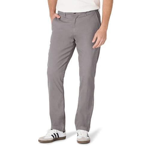 Amazon Essentials Men's Athletic-Fit Casual Stretch Chino Pant (Available in Big & Tall), Charcoal, 44W x 30L