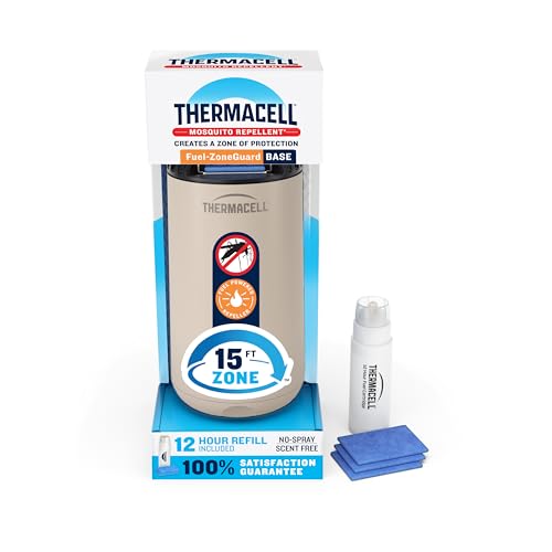 Thermacell Mosquito Repeller Patio Shield with 12-Hour Refill