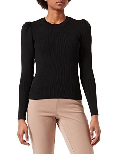 (-60%) ONLY Damen Onlsally L/S Puff KNT Noos Pullover, Black 2, L EU