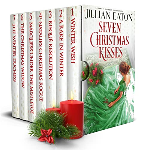 Seven Christmas Kisses book cover