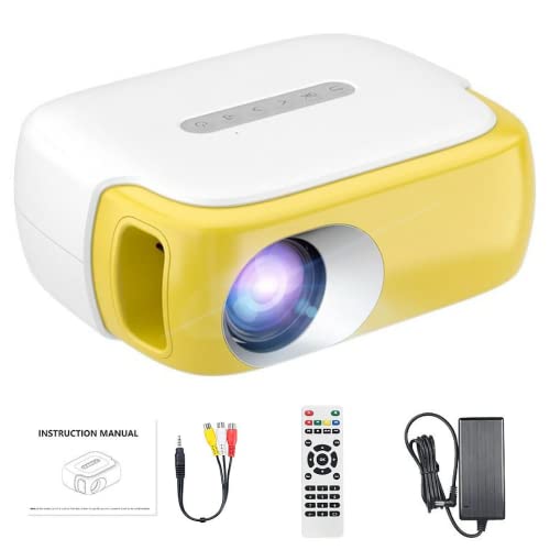 Miracle Digital StarHD Projector Supports Full HD,1200 lumens,Built in Speaker,HDMI Input for fire TV Stick,Outdoor/Indoor Video Projector,hi def Supp