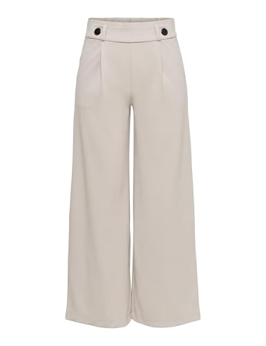 (-20%) JDY Damen JDYGEGGO New Long Pant JRS NOOS Hose, Chateau Gray/Detail:Black Buttons, S/30