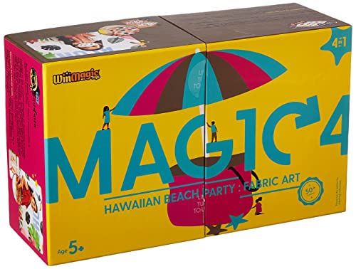 Magic4 Art Hawaiian Beach Party - Art and Craft kit, DIY Kit and Learn Fabric Arts and Painting for Girls 5 Years and Above, Multicolor