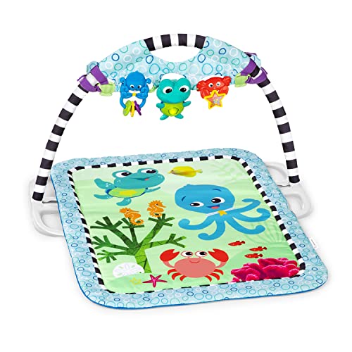 Baby Einstein - Neptune's Discovery Reef, 3-in-1, Play Gym & Take-Along Toy Bar, 65+ melodies and songs, 4 modes of fun, Newborn