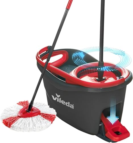 (-32%) Vileda Turbo Wischmopp Komplett Set, Mikrofaser-Mopp, Eimer & Teleskopstiel