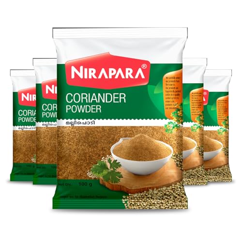 Nirapara Coriander Powder for Incredible Taste and Flavour| Perfectly Grounded for Rich Texture & Aroma| No Added Flavours & Colours| Hygienically Pac