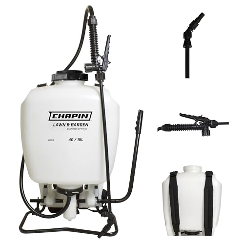Chapin 60114 Backpack Sprayer 4gallon Pump Sprayer Translucent Poly