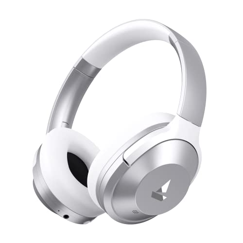 boAt Nirvana 751 ANC, 65Hrs Battery, Hybrid Active Noise Cancellation(~33dB), Fast Charge, Ambient Mode, Carry Pouch, Bluetooth Headphones, Wireless H
