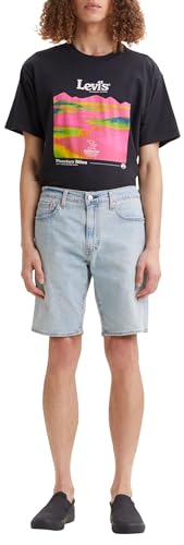 🔥 STARKER PREIS (-50%) Levi's Herren 405 Standard Shorts Denim Shorts, Punch Line Philosophers Cloud, 30W