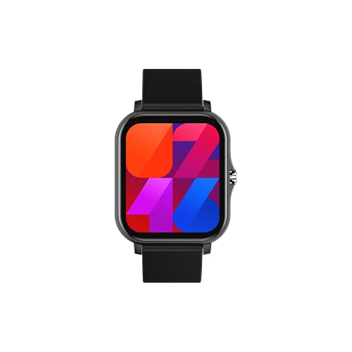 FCUK Series 2 Full Touch Smartwatch (Color: Black) with 1.69'' Large Display, Bluetooth Calling, SpO2, Metal Body, Built-in Games, Heart Rate Monitor,