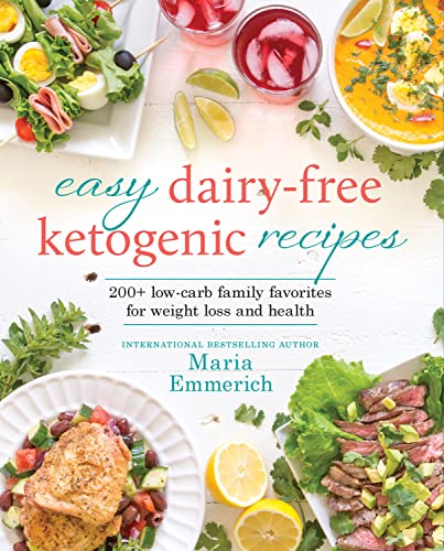 Easy Dairy-Free Ketogenic Recipes book cover