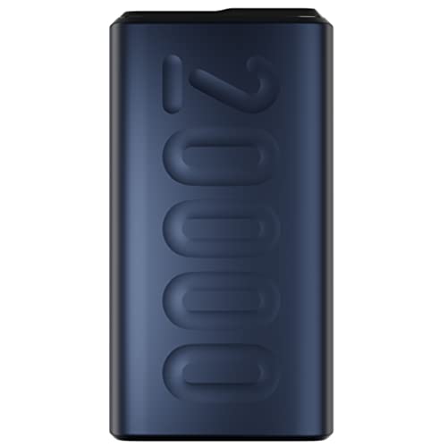 Ambrane 20000mAh Powerbank, 22.5W Fast Charging, Triple Output (2 USB & 1 Type C), Power Delivery, Quick Charge for iPhone, Android & Other Devices, *