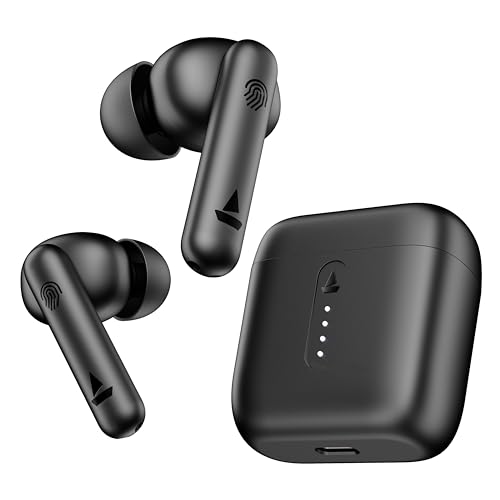 boAt Airdopes 141/8, Low Latency, ENx Tech, 42HRS Battery, Fast Charge, Stream Ad Free Music via App Support, Bluetooth Earbuds, TWS Ear Buds Wireless