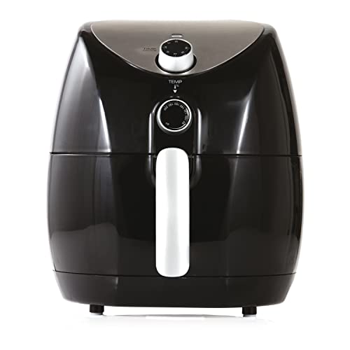 🔥 STARKER PREIS (-16%) Tower T17021 Heißluftfritteuse für die Ganze Familie mit Schneller Luftzirkulation - 60-Minuten-Timer - Airfryer 4,3L 1500W - Schwarz