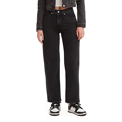 Levi's Women's 94 Baggy, (New) Black Stonewash, 27
