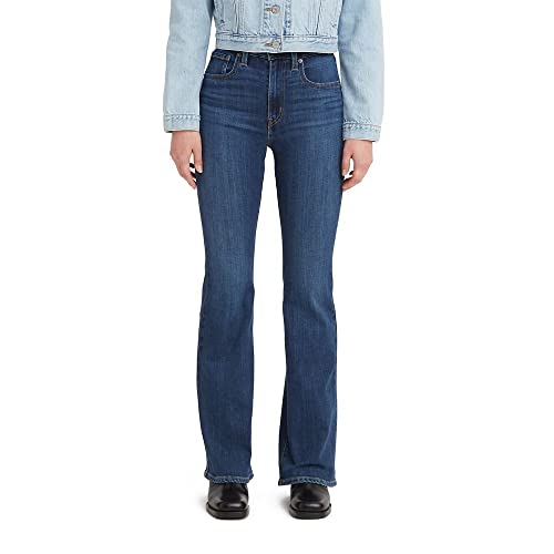 Levi's Women's 726 High Rise Flare Jeans, (New) Dark Indigo Worn in, 27 Regular