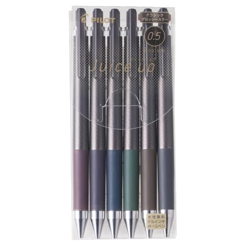 Pilot LJP120S56CCG Gel Ballpoint Pen, Juice Up, 0.5, Classic Glossy Colors, 6 Colors