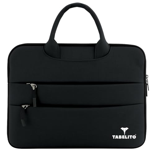 Tabelito® Basic Laptop Sleeve Nylon Case Cover Pouch for 15.6 Inch (39.6cm) Laptop Apple/Dell/Lenovo/Asus/Hp/Samsung/Mi/MacBook/Ultrabook/Thinkpad/Ide