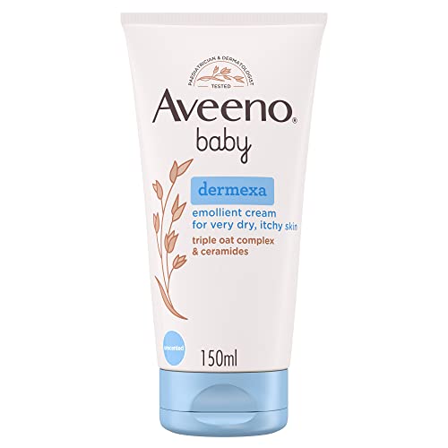 Aveeno Baby Dermexa Emollient Cream Baby Lotion Dry & Itchy Skin (1 x 150ml)