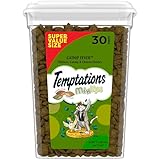 Temptations Cat Treats, Classic Crunchy and Soft Cat Treats, Catnip Fever Flavor, Catnip Treats, 30 oz. Tub