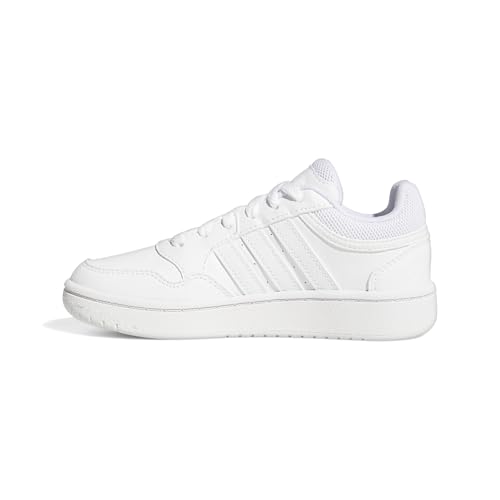 (-35%) adidas Unisex Kinder Hoops Shoes, Cloud White / Cloud White / Cloud White, 28 EU