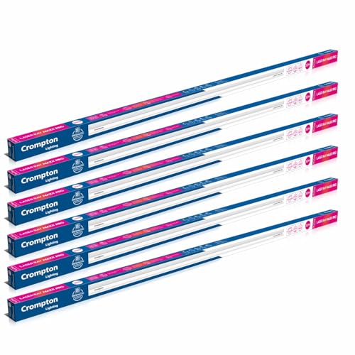 Crompton Laser Ray Maxx Pro 30W LED Batten | Energy Efficient Batten for Home | Warm White | Pack of 6
