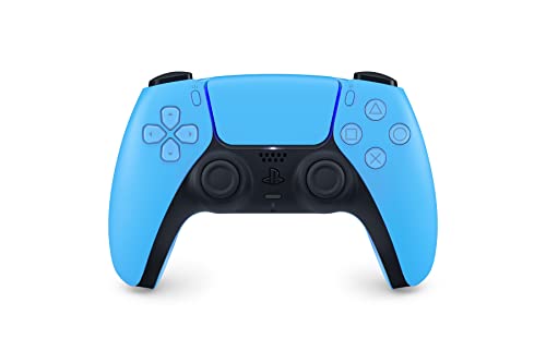 Sony, Manette PlayStation 5 Officielle DualSense, Sans Fil, avec Retour Haptique & Gâchettes Adaptatives, Micro Intégré, Batterie Rechargeable, Compatible PS5/PC, Couleur : Starlight Blue