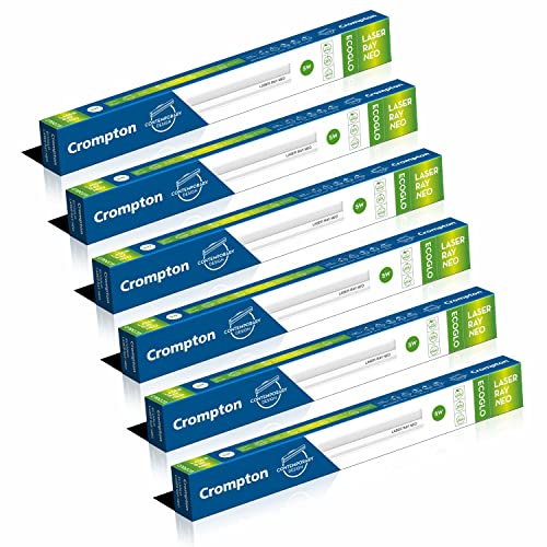 Crompton Laser Ray Smile 1 Feet 5W LED Batten (Cool Daylight) - Pack of 6