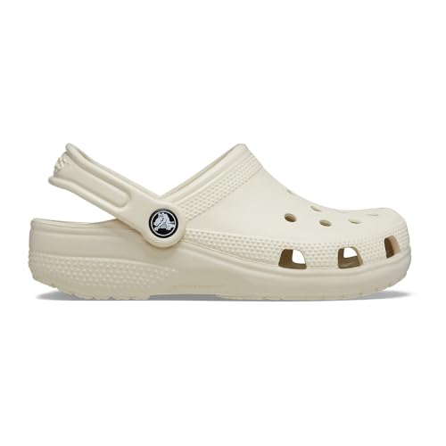 Crocs Kids Classic Clog (Little Kid/Big Kid) - Clogs for Kids - Synthetic Lining - Circulation Nubs Bone 11 Little Kid M