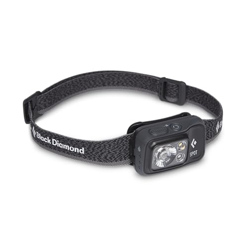 BLACK DIAMOND Spot 400 Headlamp | 400 Lumens Brightness, Dimmable | Waterproof &amp; Durable | 3X AAA Battery Operated (