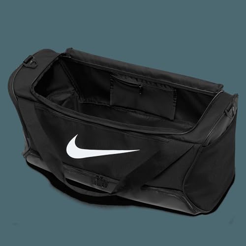 (-20%) Nike, Brasilia 9.5, Durchschnittliche Trainingsbeutel, Schwarz/Schwarz/Weiß, 60Lt, Unisex Erwachsener
