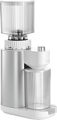 🔥 STARKER PREIS (-53%) ZWILLING ENFINIGY Kaffeemühle für 1-12 Tassen, Elektrische Kaffeemühle mit aromaschonendem Kegelmahlwerk & einstellbarem Mahlgrad, Silber