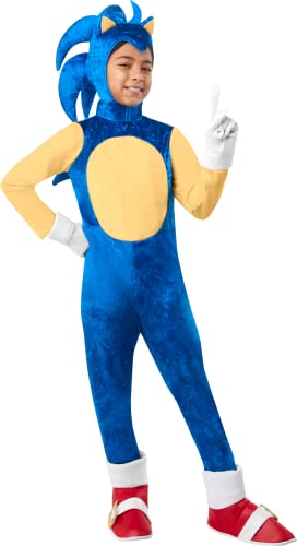 Rubies Sonic the Hedgehog: Deluxe Costume for Kids, Boy's Large