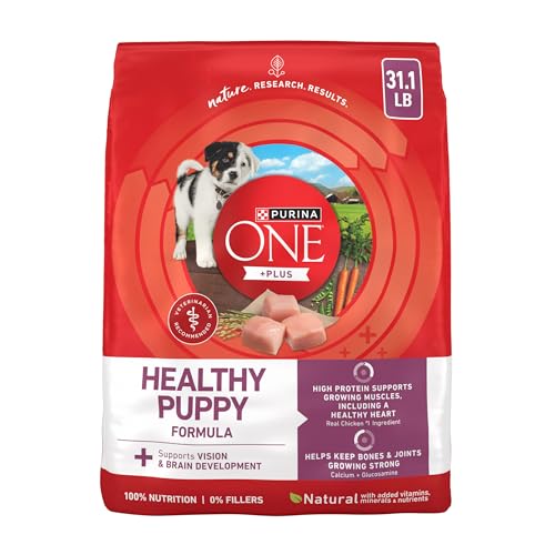 Purina ONE Plus Healthy Puppy Formula High Protein Natural Dry Puppy Food with added vitamins, minerals and nu