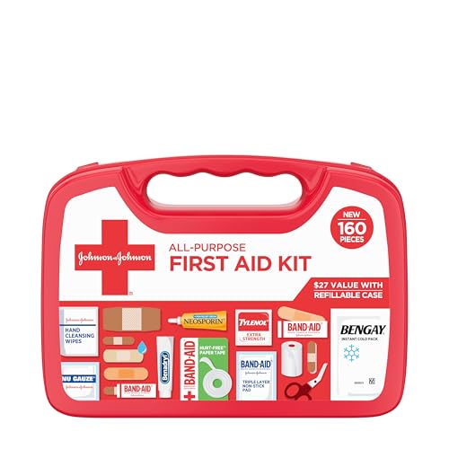 All-Purpose Portable Compact First Aid Kit 160 Piece
