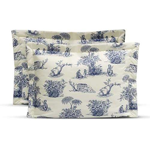 Porta Travesseiros Porcelana Percal 180 Fios 02 Peças - Palha